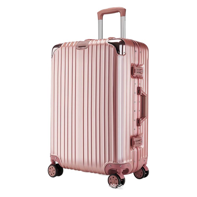 Maleta multifunción Rueda universal Caja del carro del marco de aluminio para estudiantes de la escuela Maleta del equipaje de 20 pulgadas Caja del código de embarque 24