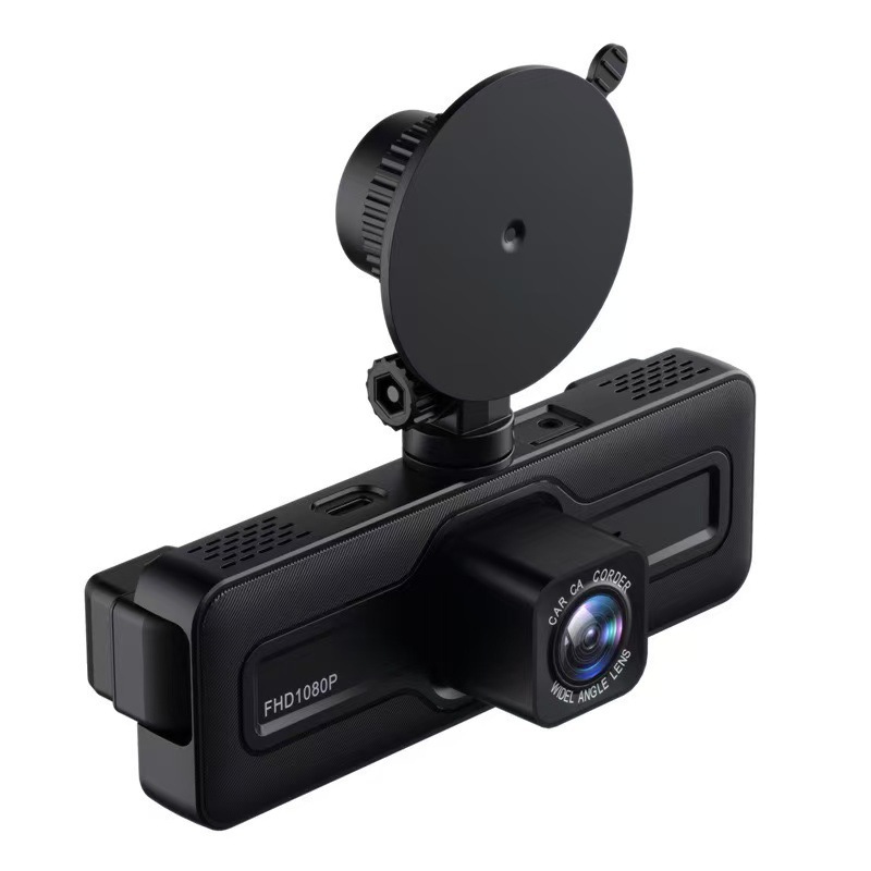 New cross-border dashcam with HD 1080 four-camera recording, WiFi mobile phone connectivity, reversing image, night vision, and four lenses