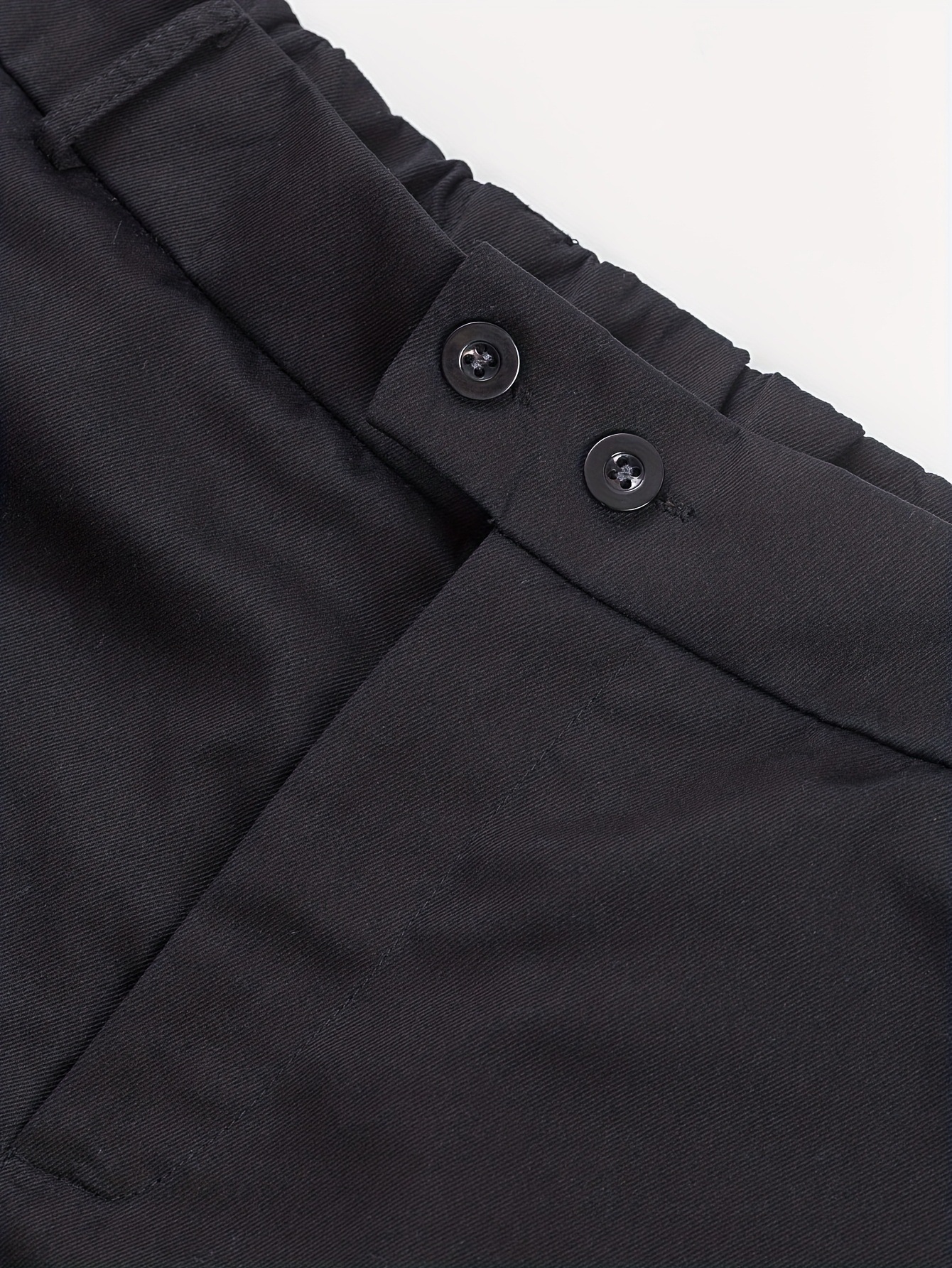 Casualcool Men's Big And Tall Straight Leg Relaxed Fit Trousers Soft Plain Comfort Pants for Everyday Wear_viptrois.com