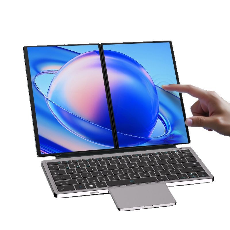 Nuevo 10.9 pulgadas Core i3 doble pantalla portátil pantalla táctil pantalla de escritura portátil plegable pintura de mano