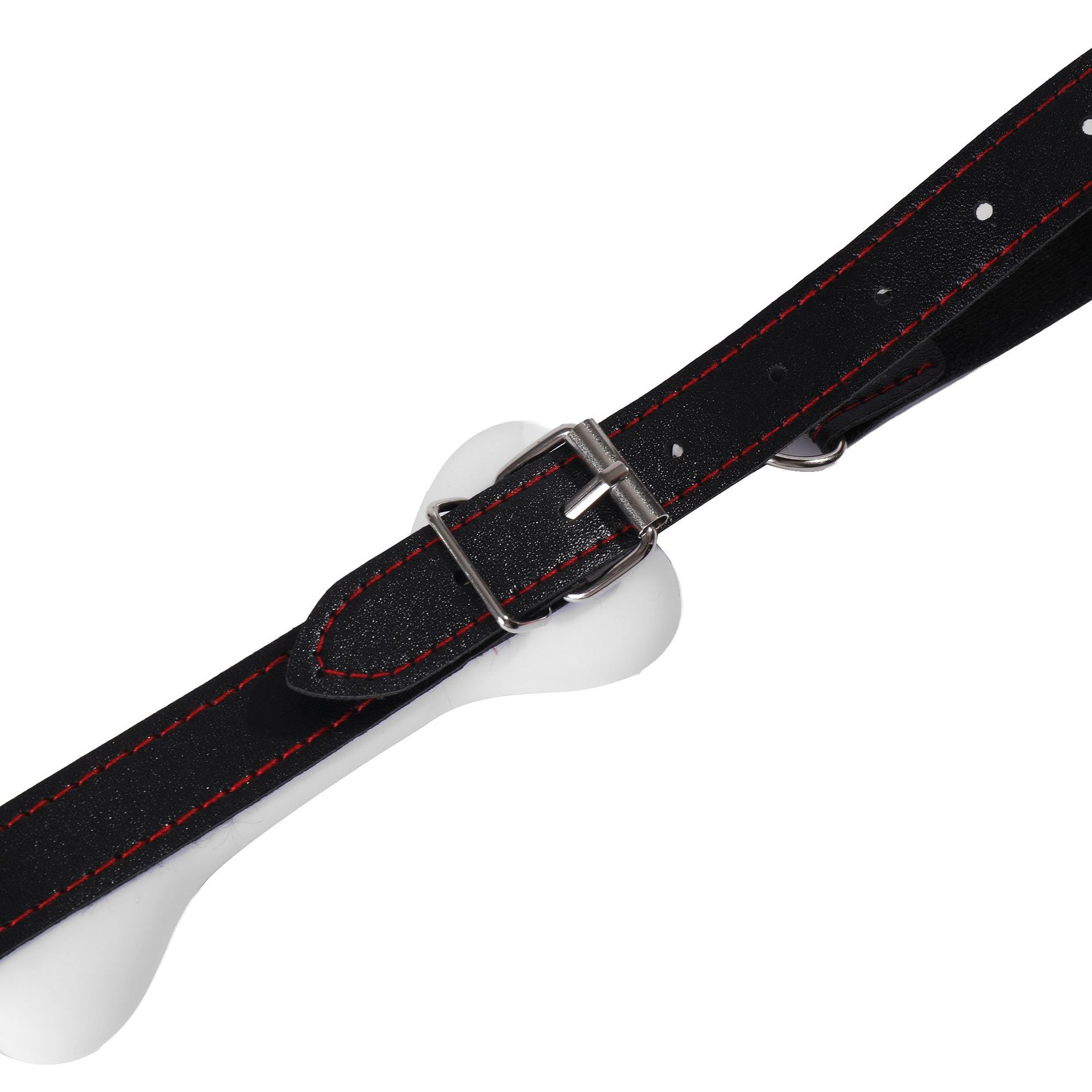 Silikonski čep za usta za odrasle, igračka za flert, za pse s kostima i kuglicama za odrasle_voghion.com