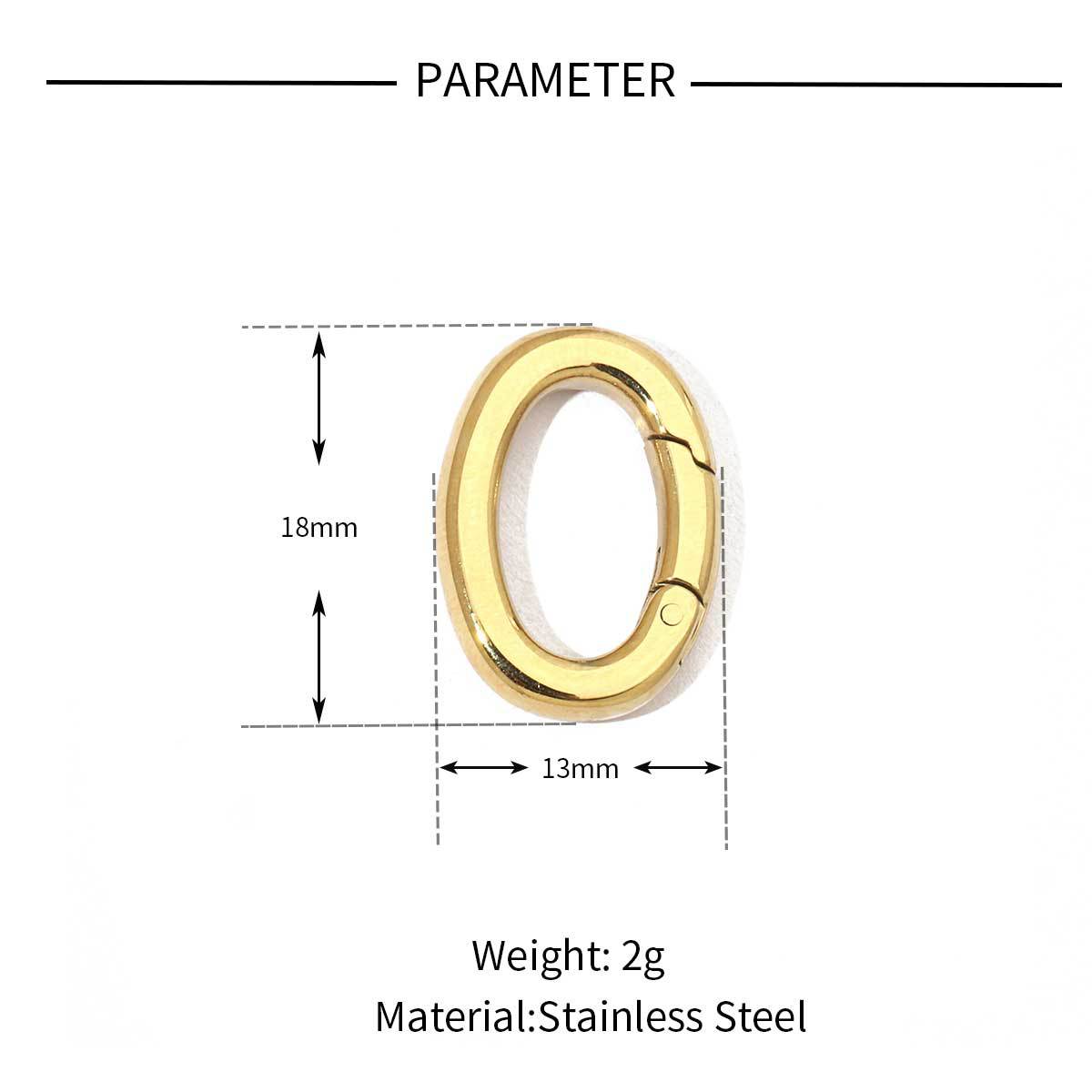 3g Weight Jewelry Buckle Jewelry Making Type 13*22mm, 18*13mm, 30*30MM Jewelry Making Size DIY Jewelry Accessories Classification 3 PCS/Package Quantity Titanium Steel Material Geometric Pattern All Seasons Season Polished Finish Plating Design Casual, Simple Style, Streetwear Style 3 PCS/Package 13*22mm 18*13mm 30*30MM Titanium Steel Geometric Jewelry Buckle 5
