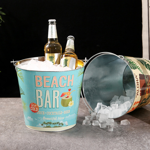 Bar creative ice bucket, high-looking household outdoor beer bucket, KTV supplies, commercial champagne beer dry ice bucket