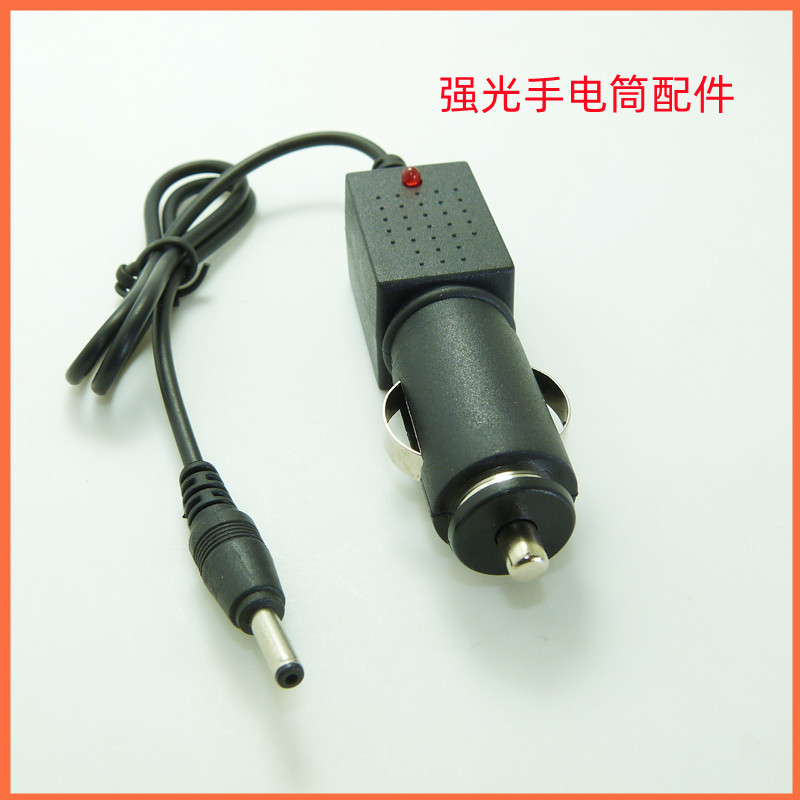 源头厂家强光手电筒锂电池充电器12v24V18650车载跨境安全保护
