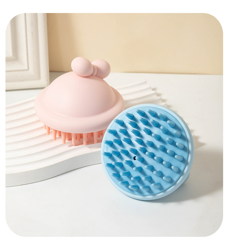 110g Weight shampoo brush Storage & Cleaning 1 Piece Quantity PP, TPR Material Solid Color Pattern Casual, Elegant, Simple Style Style Casual Elegant Simple Style Solid Color PP TPR Shampoo Brush 2