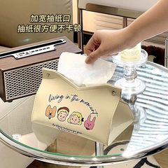 デスクトップティッシュボックス家庭用リビングルームにお茶を入れます。
