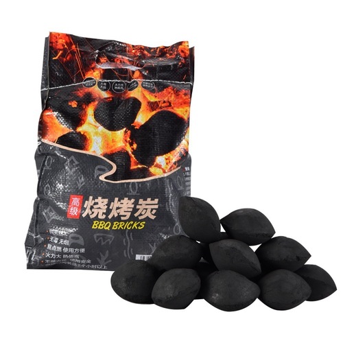 Camping easy to burn barbecue charcoal picnic grill roast meat coal bamboo charcoal wood blocks indoor outdoor smokeless bamboo wood fuel carbon