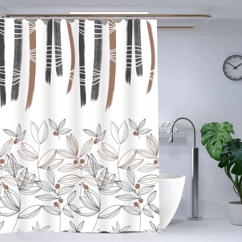 Manufacturer Spot Wholesale peva Printed Kinds of Multi-shower Curtain Waterproof and Mildew-proof Bathroom Toilet Bath Tent Toilet Bath