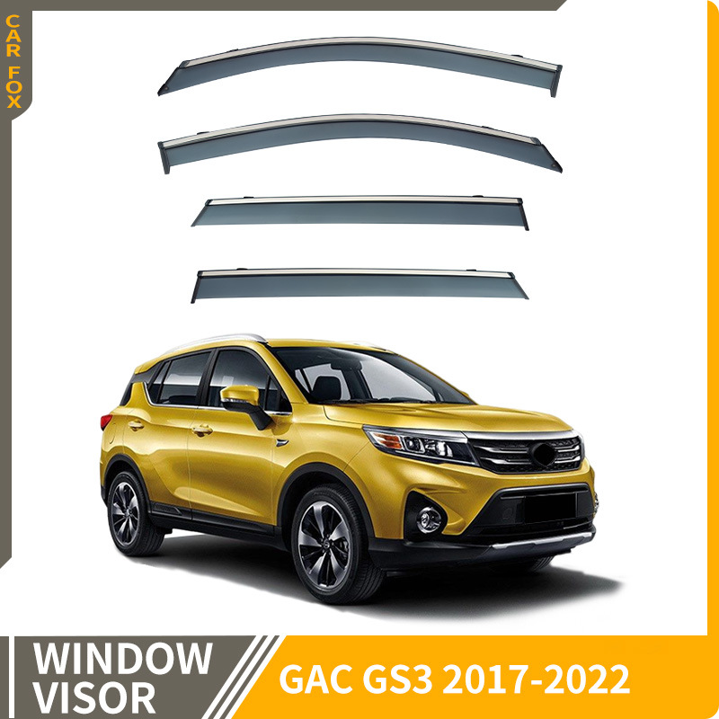 Suitable for Gac Gs3 Emzoom Window Visor, Rain and Sun Shield, Rain Eyebrow