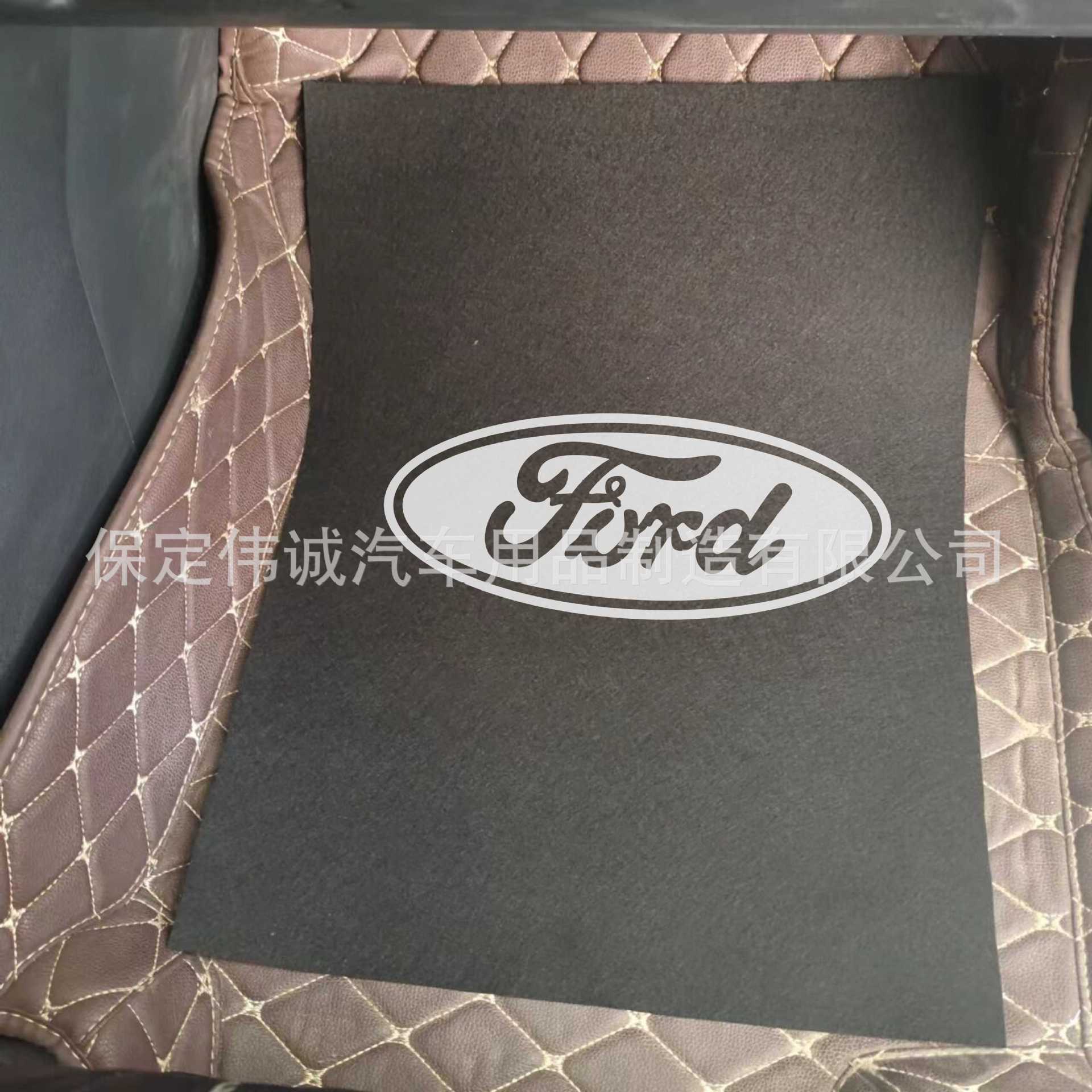 매우 두꺼운 검정색 포드 로고 10개, 재사용 가능