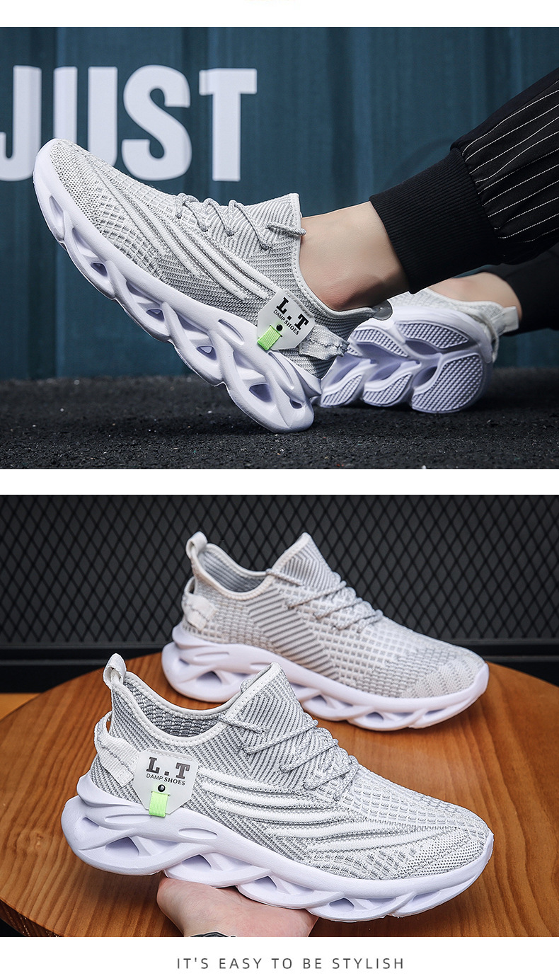 Summer New Foreign Trade Large-size Soft-soled Sports Comfortable And Breathable Running Men's Casual Shoes, Wholesale_vogvips.com