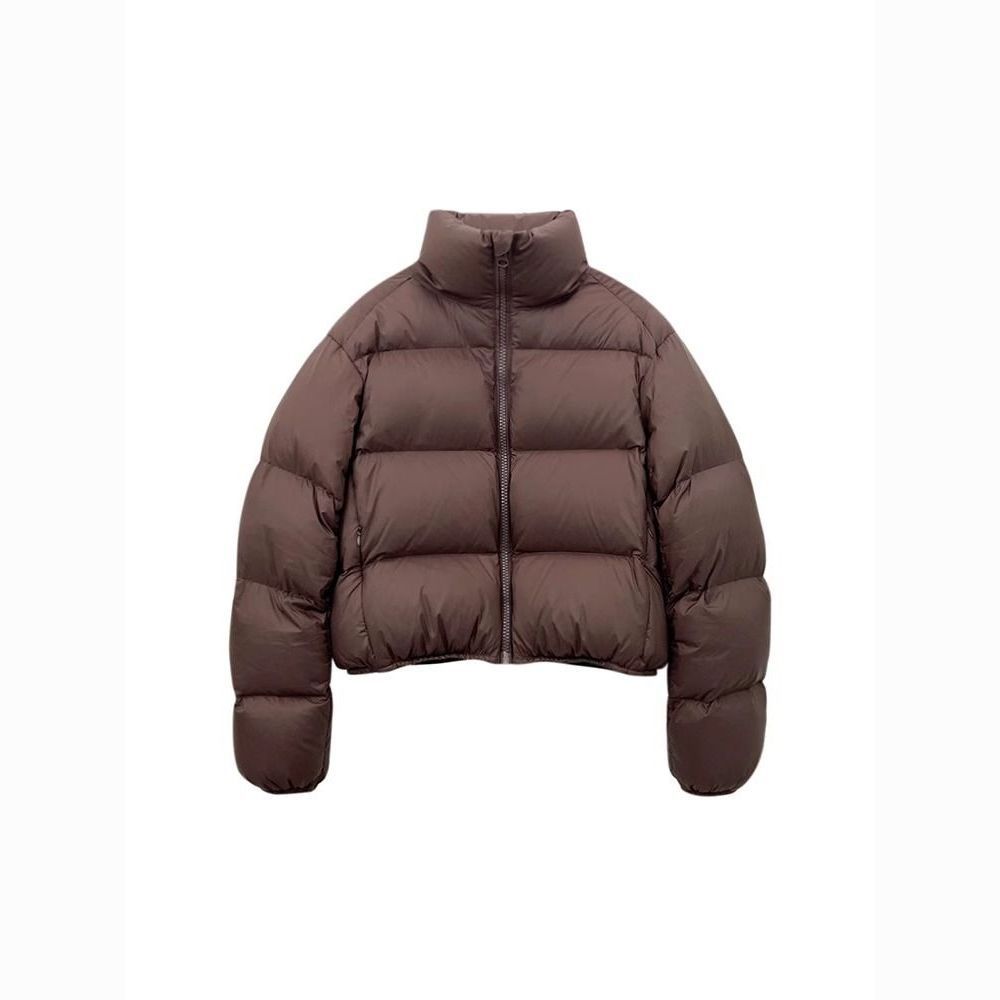 Off-Season Version Kendall Jenner Style Short High-Waisted Thickened Down Jacket For Petite Women, European And American_voghion.com