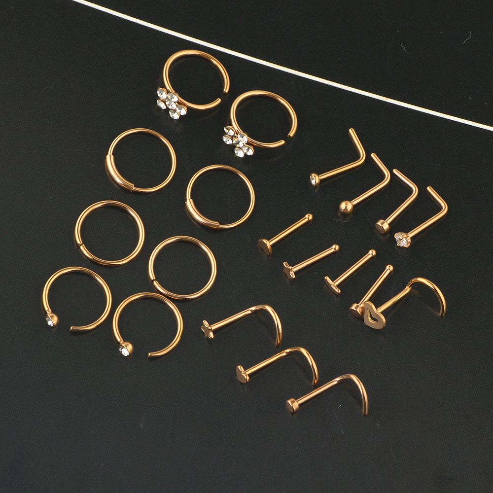 Labret piercing jewelry detail image