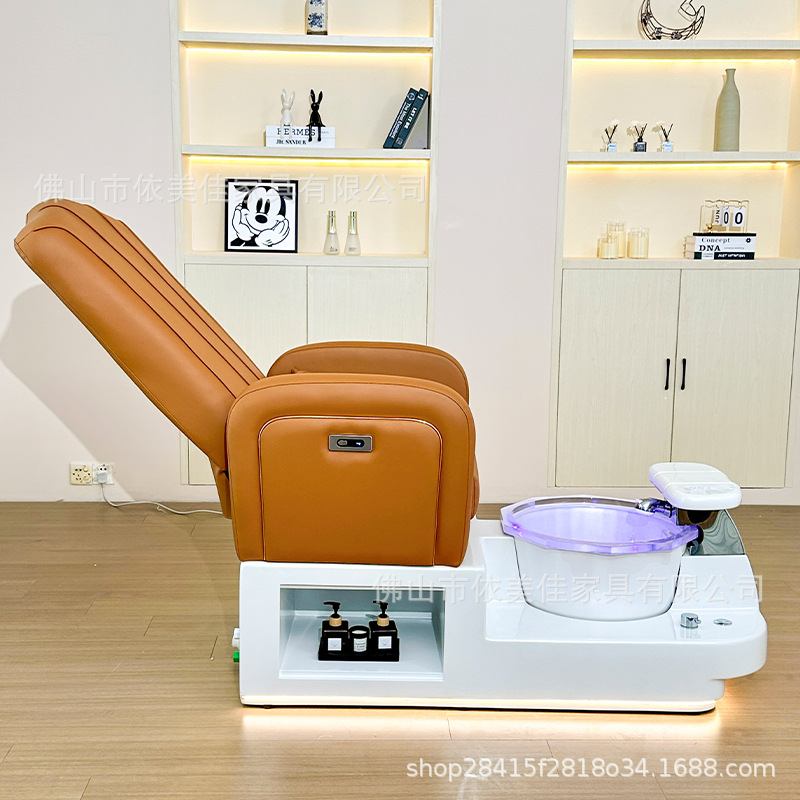 Silla eléctrica de baño de pies con respaldo ajustable para club de spa, silla de spa, silla de manicuría, salón de belleza de pies para surf