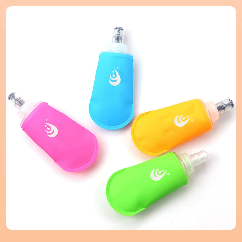 ◔Заводской источник TPU мягкая бутылка для воды, спортивная бутылка для воды, пограничная мягкая бутылка, велосипедная мягкая бутылка, складная бутылка с индивидуальной надписью M