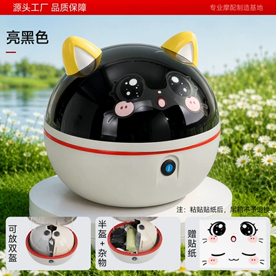 or rear compartment of electric vehicles, meets — Electric car tail box - bright-black-cute-tailstock-not-included