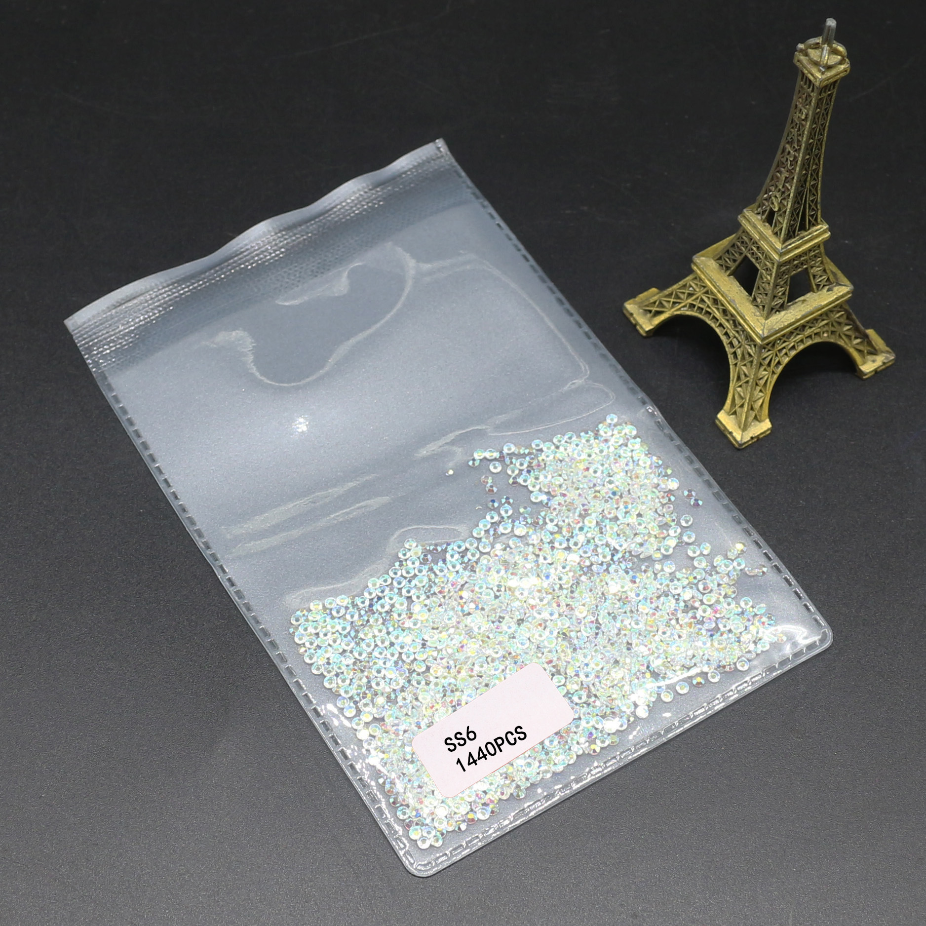 Diamantes de imitación grandes en forma de abanico SS4AB, diamantes sueltos transparentes, diamantes de fondo plano, circonitas iridiscentes, diamantes de imitación de cristal brillante para decoración de uñas