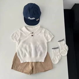 连身衣、爬服;童针织衫;童毛衣