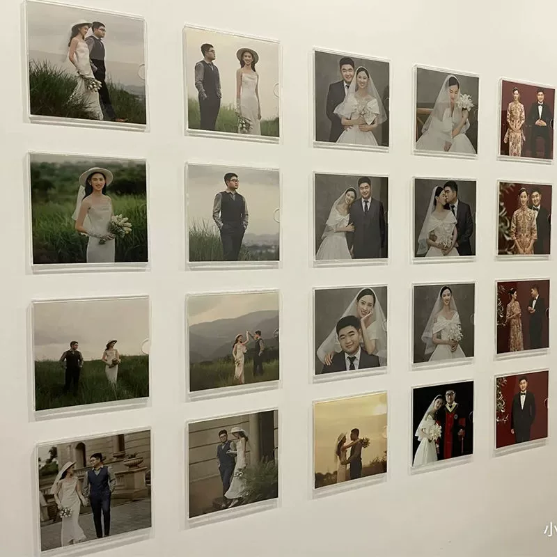 Квадратная акриловая фоторамка на стену, вырез, интернет-знаменитость, 8 дюймов