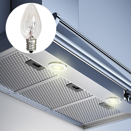 C7 120V E12 7W Tapered Aromatherapy Salt Lamp Bulb Refrigerator Range Hood Bulb Mini Bulb Dimmable
