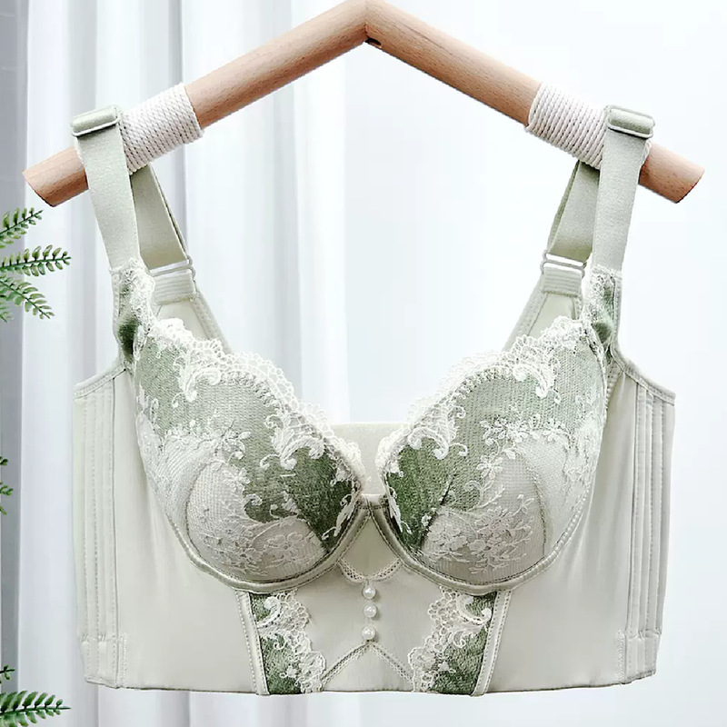 Adjustable Bra Gathering Thickened Small Chest Large Underwear Not Empty Cup Correction Anti-sagging Concentrated Para Breast Bra