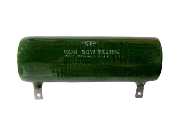 供应 瓷管电阻 线绕电阻 珐琅电阻 管型电阻 RX20-50W 390Ω欧RJ