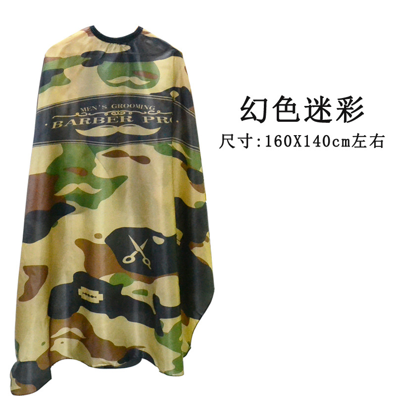 Tiktok Net rojo vintage cabeza de aceite profesional de peluquería y peluquería tela corte de pelo antiadherente más tamaño adulto peluquería babero