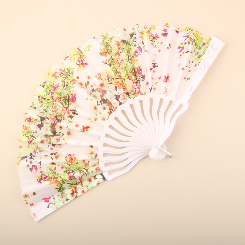 Abanico Plegable de Encaje de Plástico, Estampado, para Danza image 88