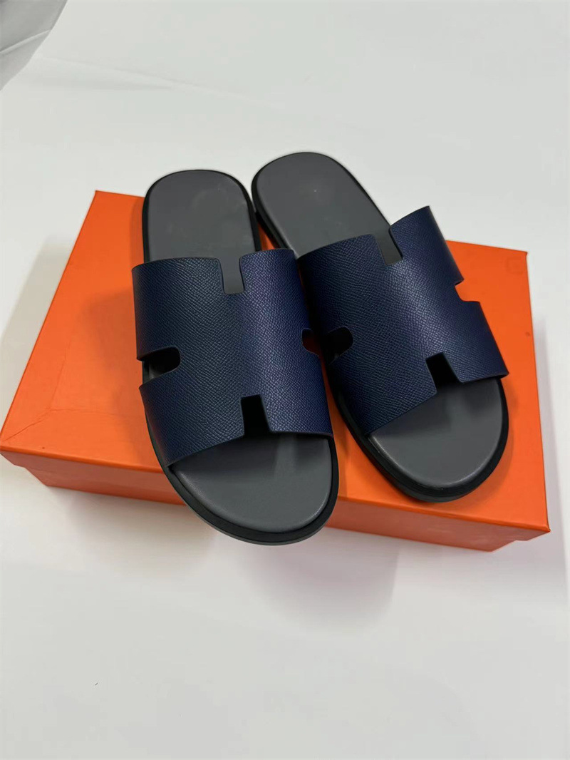 Medio Oriente e-commerce transfronterizo h zapatillas hombre sudeste asiático zapatos de cuero plano comercio exterior europeo y americano zapatos de playa de una sola zapatilla