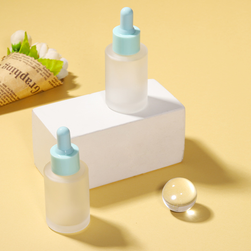 現物30ml透明フロスト平肩瓶50ml原液滴管瓶60ml精華液瓶精油瓶|undefined