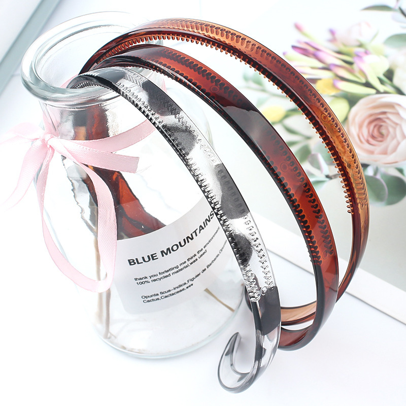 眼镜U型发箍刘海夹头顶压发带简约百搭小齿成人儿童防滑头扣批发