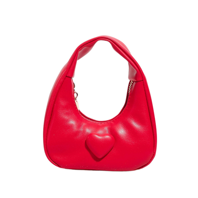 Bolso de amor de la princesa de aire exterior compacto mini bolso de cambio de moda de color sólido 2026 bolso de comercio exterior transfronterizo para niños
