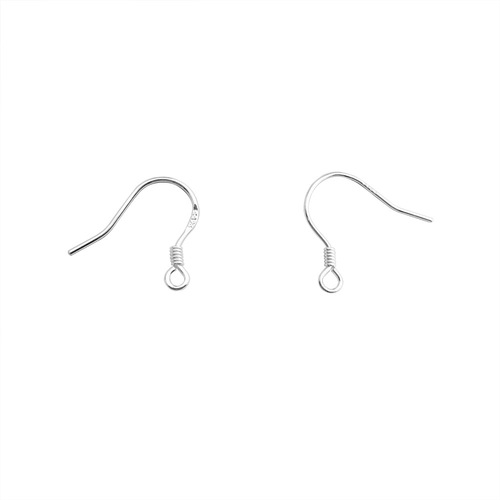 S925 sterling silver ear hook accessories earring drop gold plated silver ear hook handmade DIY ear jewelry accessories manufacturer wholesale