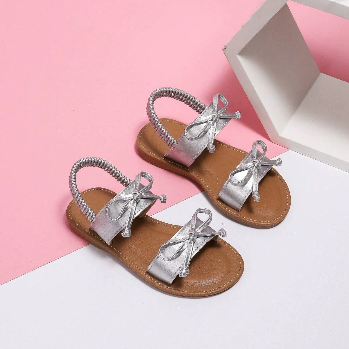 Трансграничная внешняя торговля Французские банты удобные плоские туфли для девочек