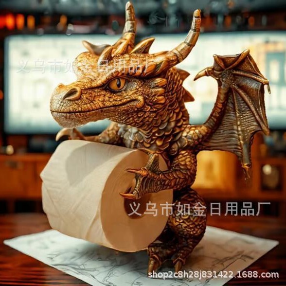 越境新商品 ファンタジードラゴン ティッシュロールディスペンサー ファンタジードラゴン ティッシュロール|undefined
