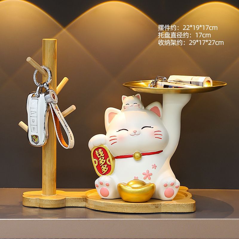 사쿠라 행운의 고양이 [돈이 많다] + 나뭇가지