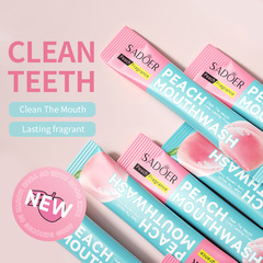 全英文漱口水 SADOER水蜜桃漱口水清新口腔清潔護理 跨境外貿批發