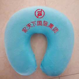 厂家定制礼品公司颈枕加logo刺绣印花枕护颈可定做记忆棉DIY旅行
