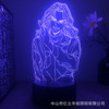 The Avengers, night light, creative touch table lamp for bed, lantern, 3D, creative gift, remote control, 16 colors