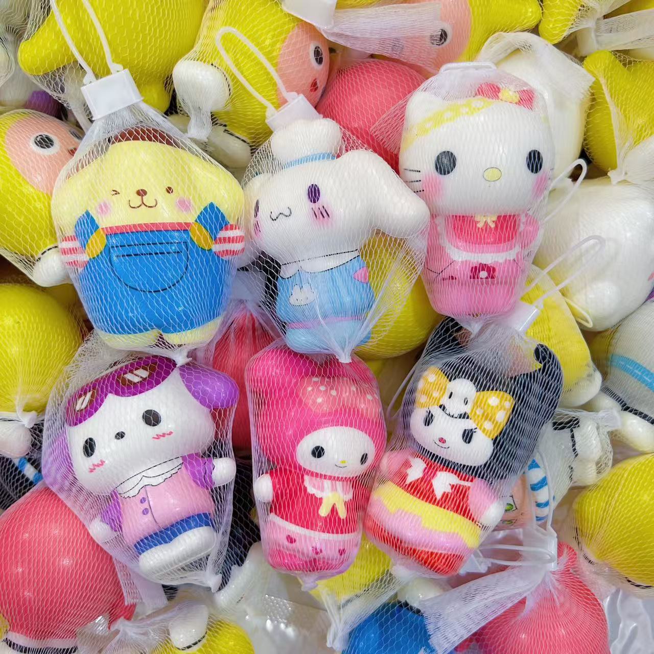 Nuevos bocadillos de dibujos animados, ropa de tela pellizcada, juguetes para niños, rebote lento, adornos periféricos hechos a mano, regalos descomprimidos al por mayor image 18