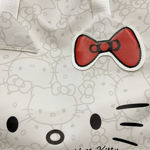 HelloKitty cartoon cute big bag one shoulder large capacity Kitty handheld gym bag crossbody travel bag