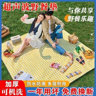 Picnic Mat Outdoor Moisture-Proof Mat Portable Spring Outing Mat Picnic Cloth Ins Camping Mat Picnic Essential Supplies Factory