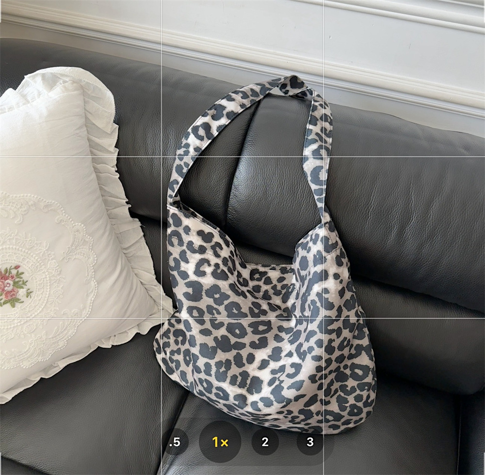 13165 estilo occidental de moda leopardo impresión crossbody bolsa de gran capacidad solo hombro bolsa de compras moda bolsa de lona para las mujeres moda al por mayor image 38