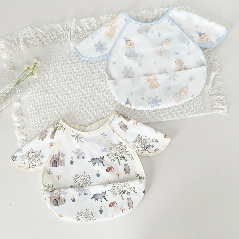 Baby Food Bib Baby Food Supplemented Waterproof Slipperer Feed Children's Bib Four Seasons Baby Food Pocket