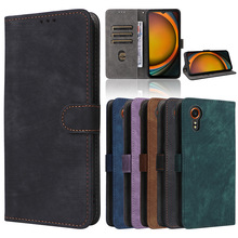 适用三星Xcover7手机壳三星Xcover7手机皮套插卡支架防盗刷钱包绳