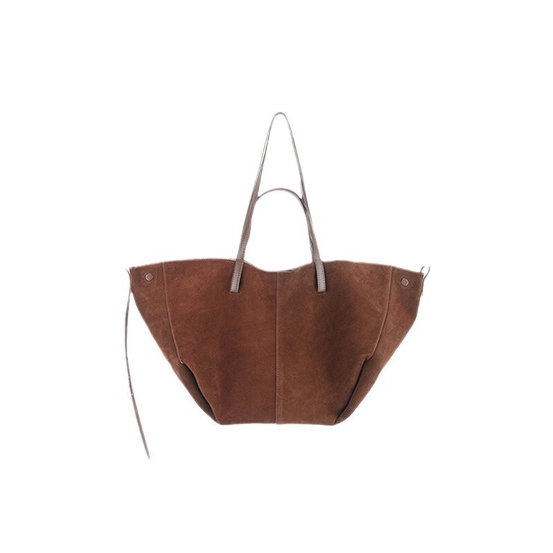 French Polene Autumn and Winter New Deerskin Wing Bag Shoulder Satchel Tote Bag Large Capacity Shopping Bag Women's Bag French Polene Autumn and Winter New Deerskin Wing Bag Shoulder Satchel Tote Bag Large Capacity Shopping Bag Women's Bag
