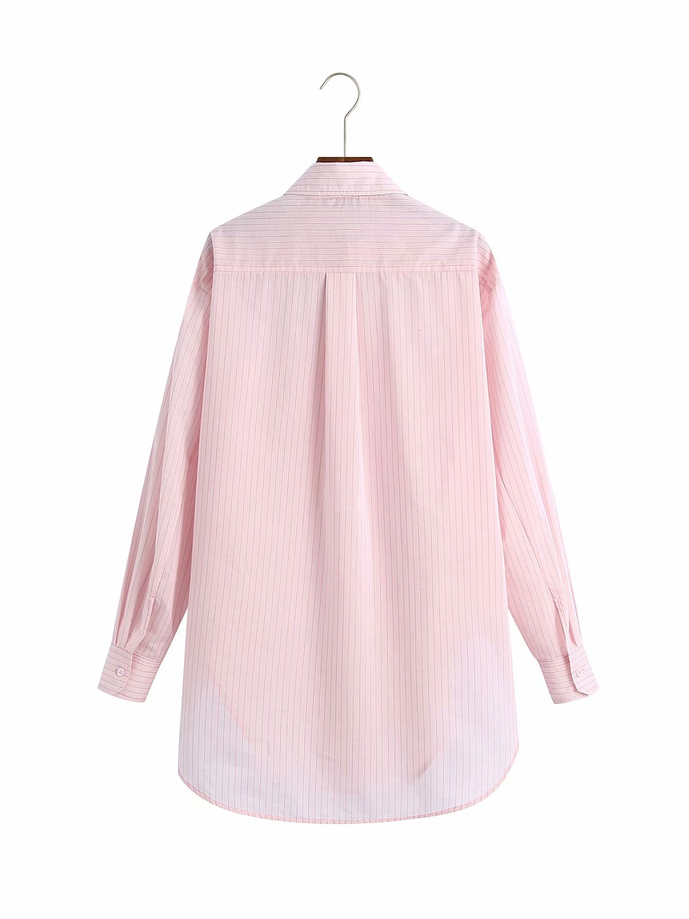 striped loose shirt top  NSAM38925