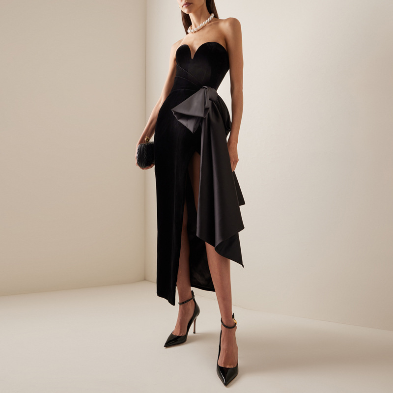 High-End Evening Dress, Autumn 2026 New Fashion Stage Outfit, Host Performance Solo Dress, Annual Meeting