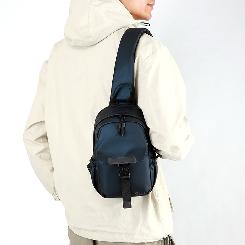Bolso de pecho para hombre al por mayor nuevo estilo bolso de mensajero de ocio deportivo al aire libre bolso de hombro portátil de viaje de negocios de gran capacidad marea
