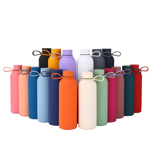Factory supply 304 stainless steel small mouth bottle thermos cup Coke bottle outdoor sports water Cup foreign trade exclusive water bottle